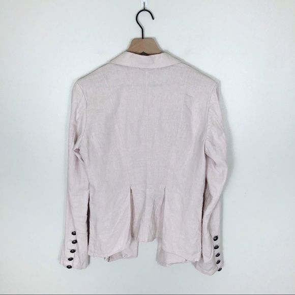 SOLD Free People Open Front Linen Blend Blazer - Picture 5 of 7